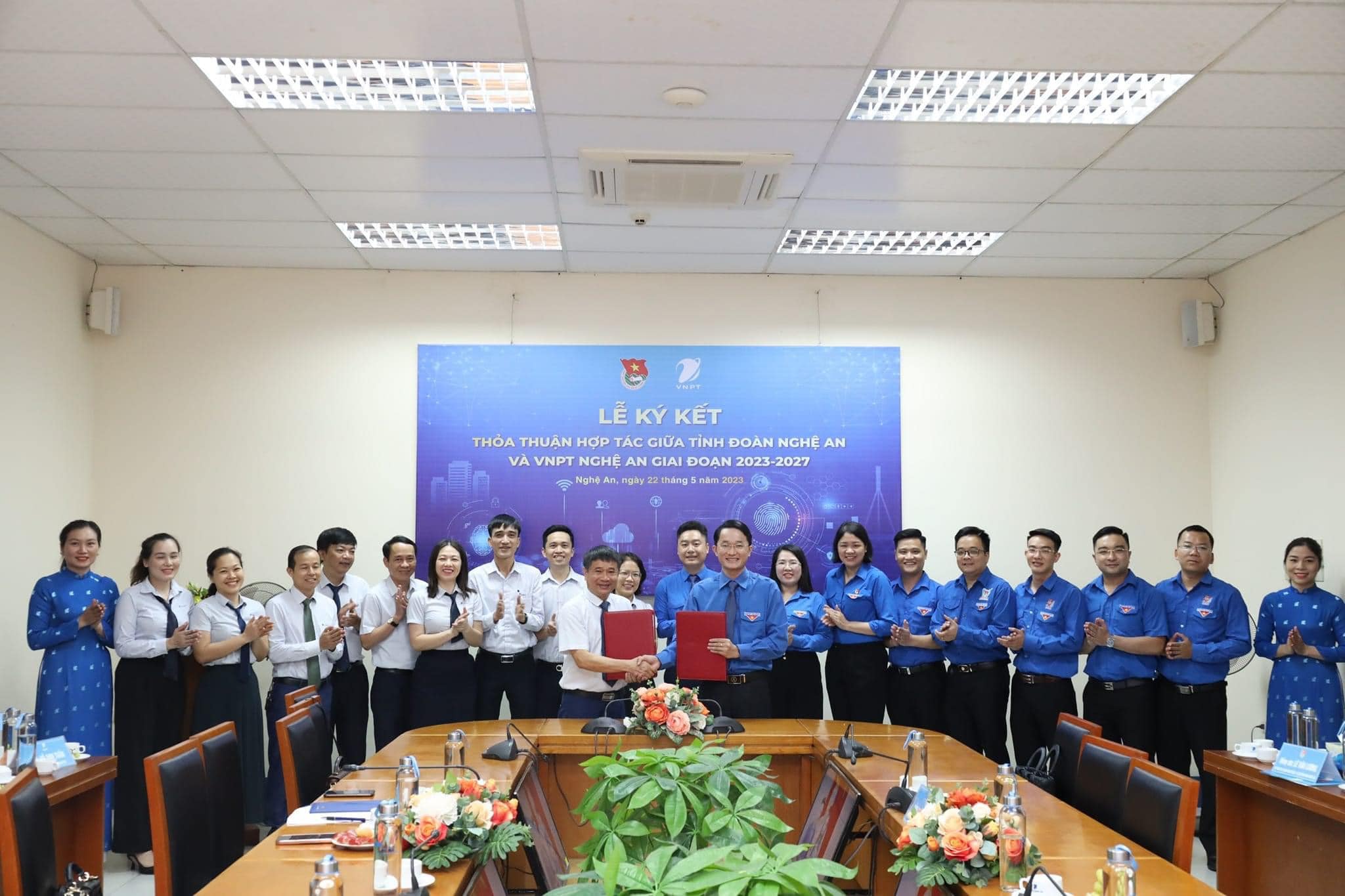 TỈNH ĐOÀN NGHỆ AN VÀ VNPT NGHỆ AN KÝ KẾT CHƯƠNG TRÌNH PHỐI HỢP GIAI ĐOẠN 2023-2027